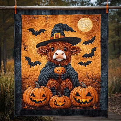 Spooky Specter Quilted Blanket