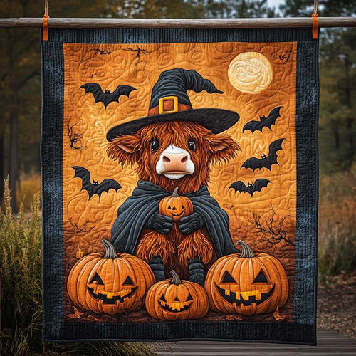 Spooky Specter Quilted Blanket