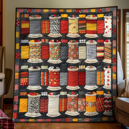 Spool Artistry Quilted Blanket