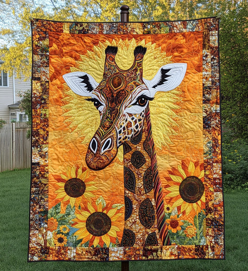 Spots and Savanna Quilted Blanket