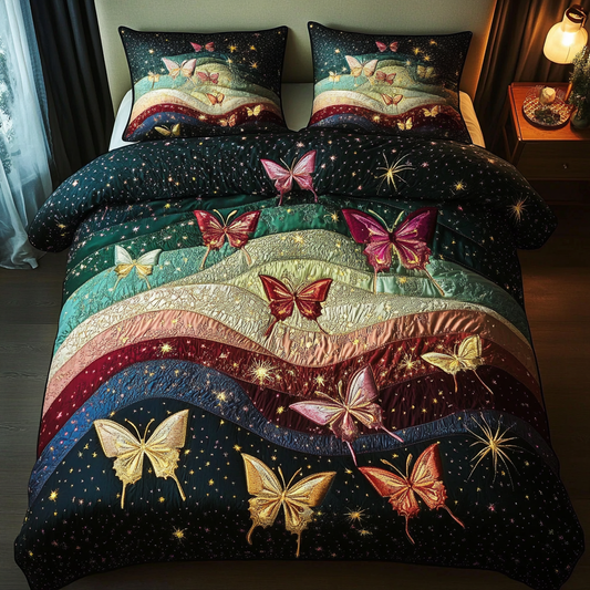 Spring Elegance 3-Piece Quilted Bedding Set