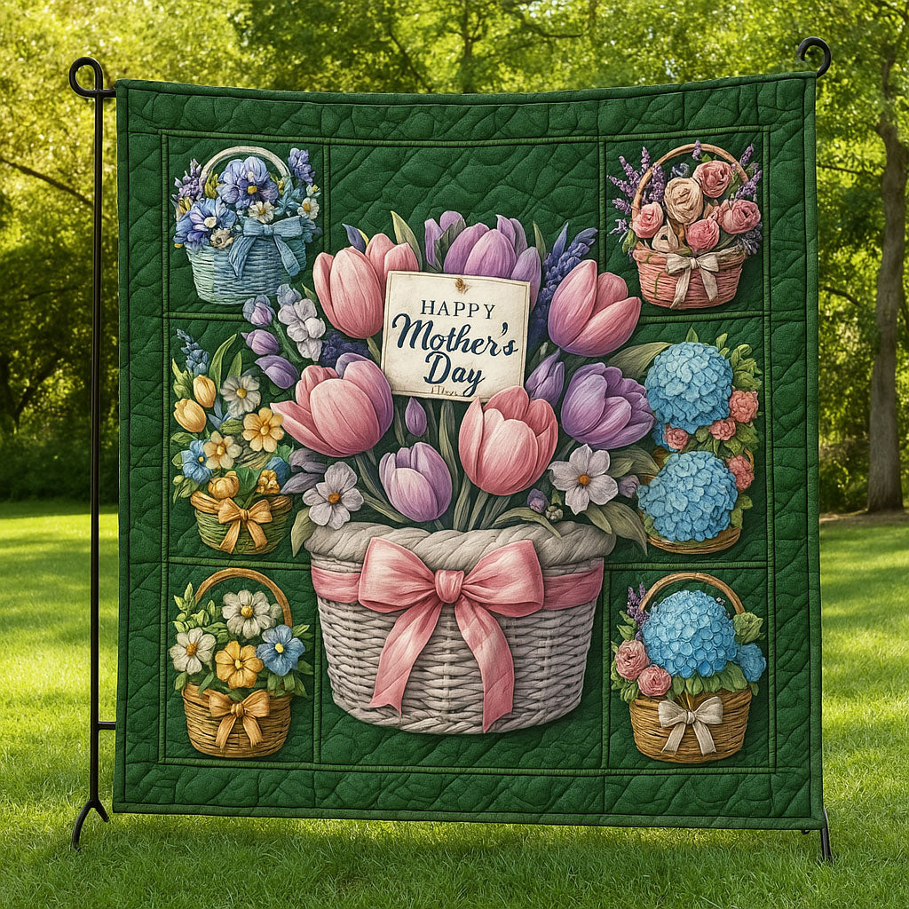 Spring Joy Quilted Blanket