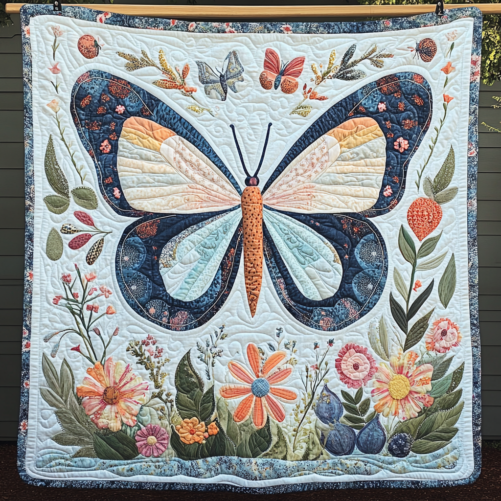 Spring Palette Quilted Blanket