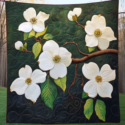 Spring Petals Quilted Blanket
