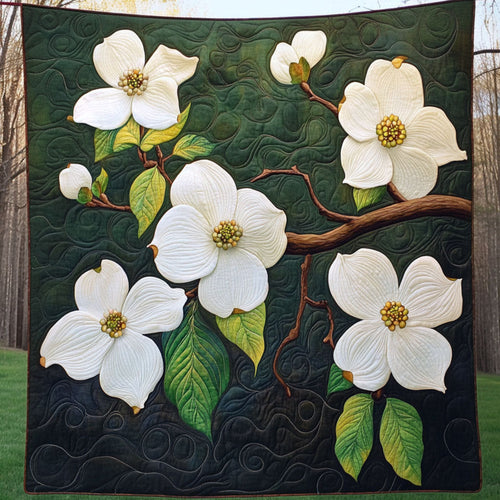 Spring Petals Quilted Blanket