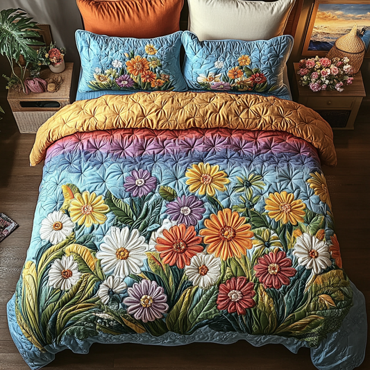 Spring Slumber 3-Piece Quilted Bedding Set