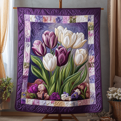 Springtime Comfort Quilted Blanket