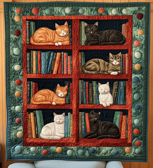 Stacked Stories Quilted Blanket
