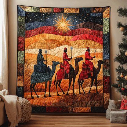 Star of Bethlehem Quilted Blanket
