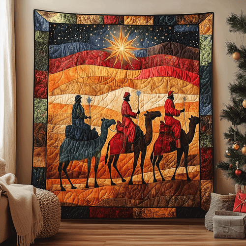 Star of Bethlehem Quilted Blanket