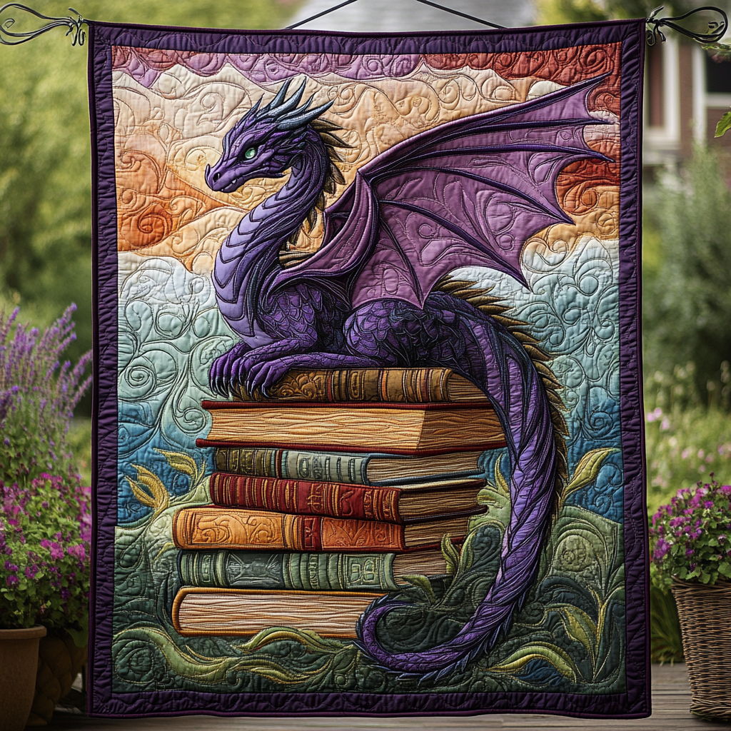 Starborn Scales Quilted Blanket