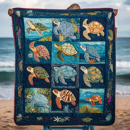 Starfish Sands Quilted Blanket
