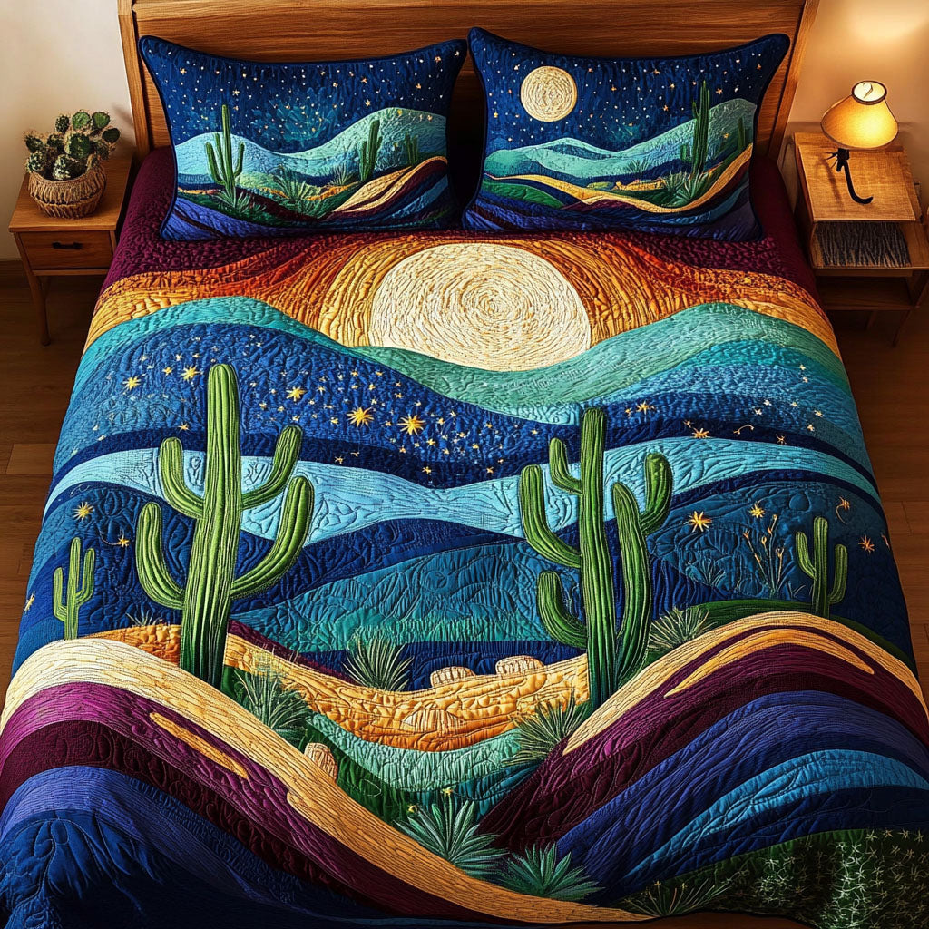 Starlit Canyon 3-Piece Quilted Bedding Set