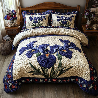 Starry Fields 3-Piece Quilted Bedding Set