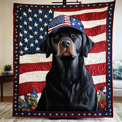 Stars and Woofs Quilted Blanket