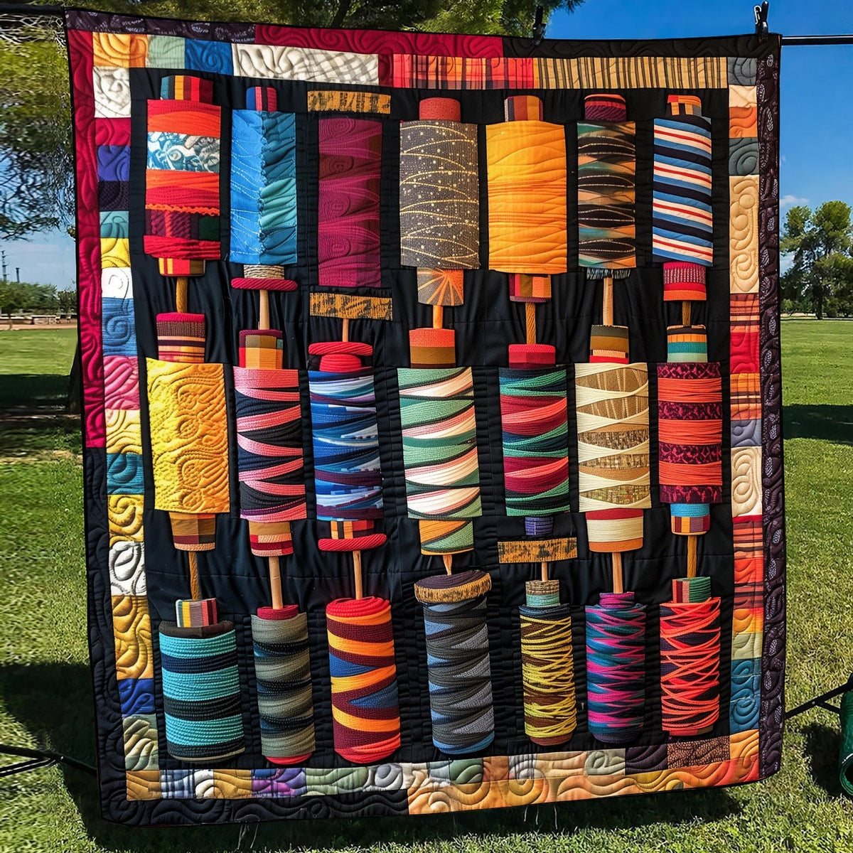 Stitcher Dream Quilted Blanket