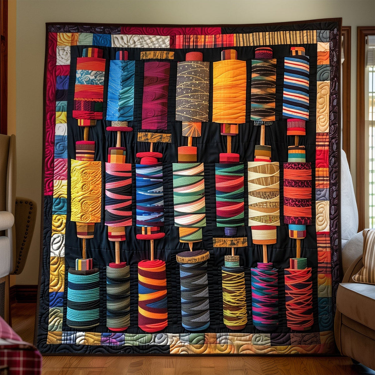 Stitcher Dream Quilted Blanket