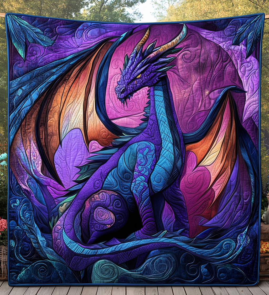 Storm Guardian Quilted Blanket