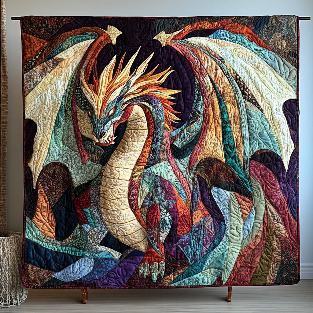 Storm Scales Quilted Blanket