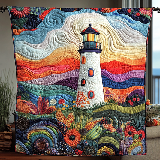 Storm Watcher Quilted Blanket