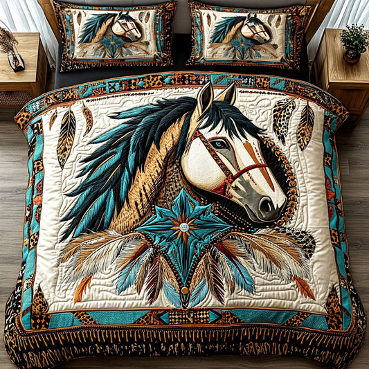 Strength of the Wild 3-Piece Quilted Bedding Set