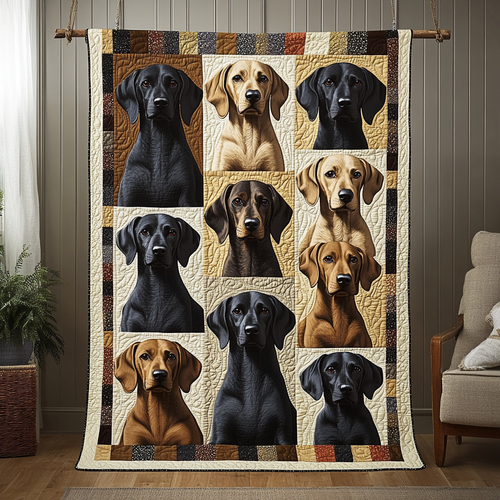 Stretchy Pooch Patterns Quilted Blanket
