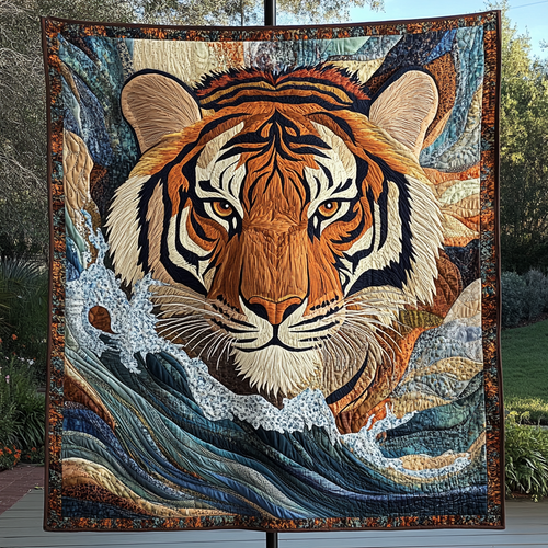 Stripes of Strength Quilted Blanket