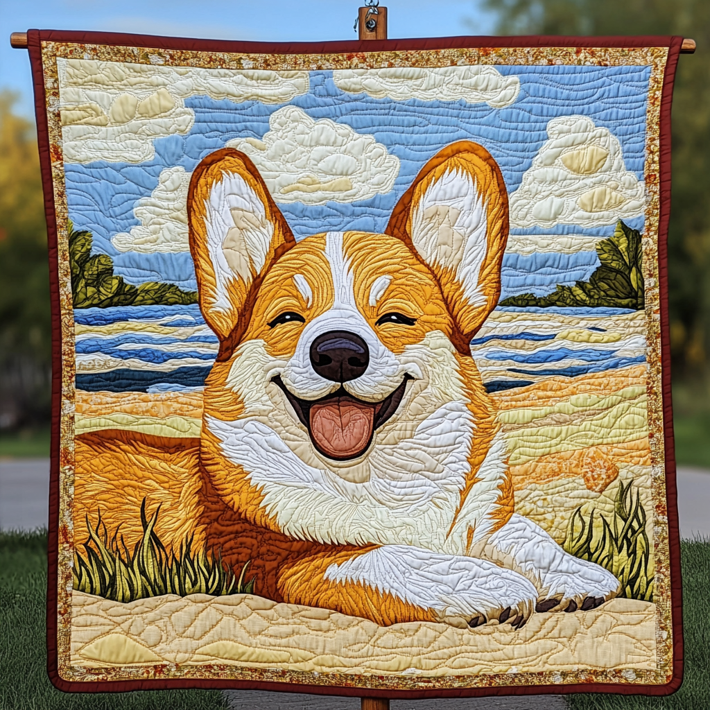 Stumpy Legs Delight Quilted Blanket