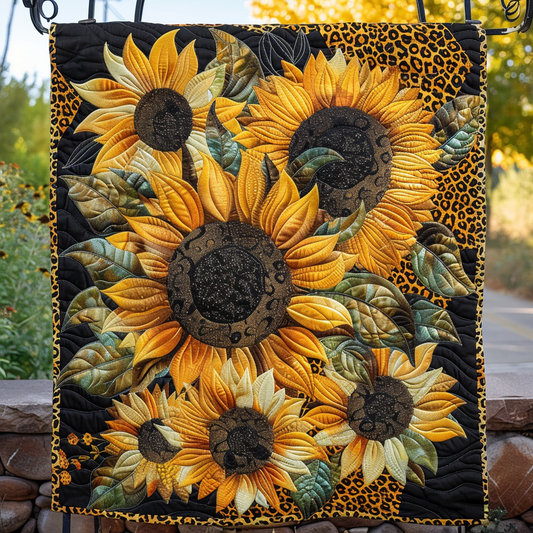 Summer Glow Quilted Blanket