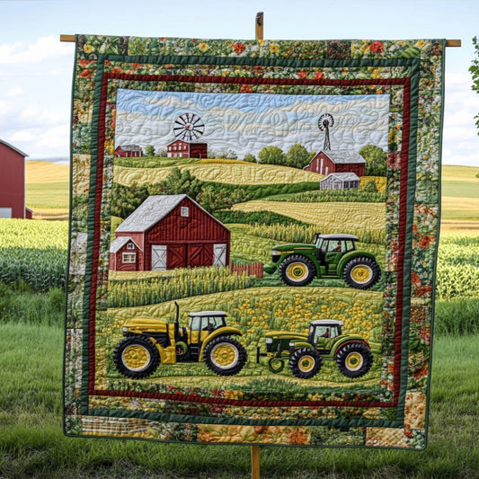 Summer Harvest Dreams Quilted Blanket