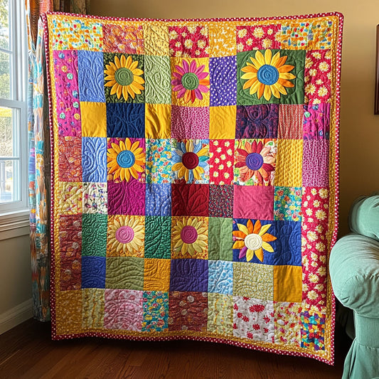 Sunbeam Harmony Quilted Blanket