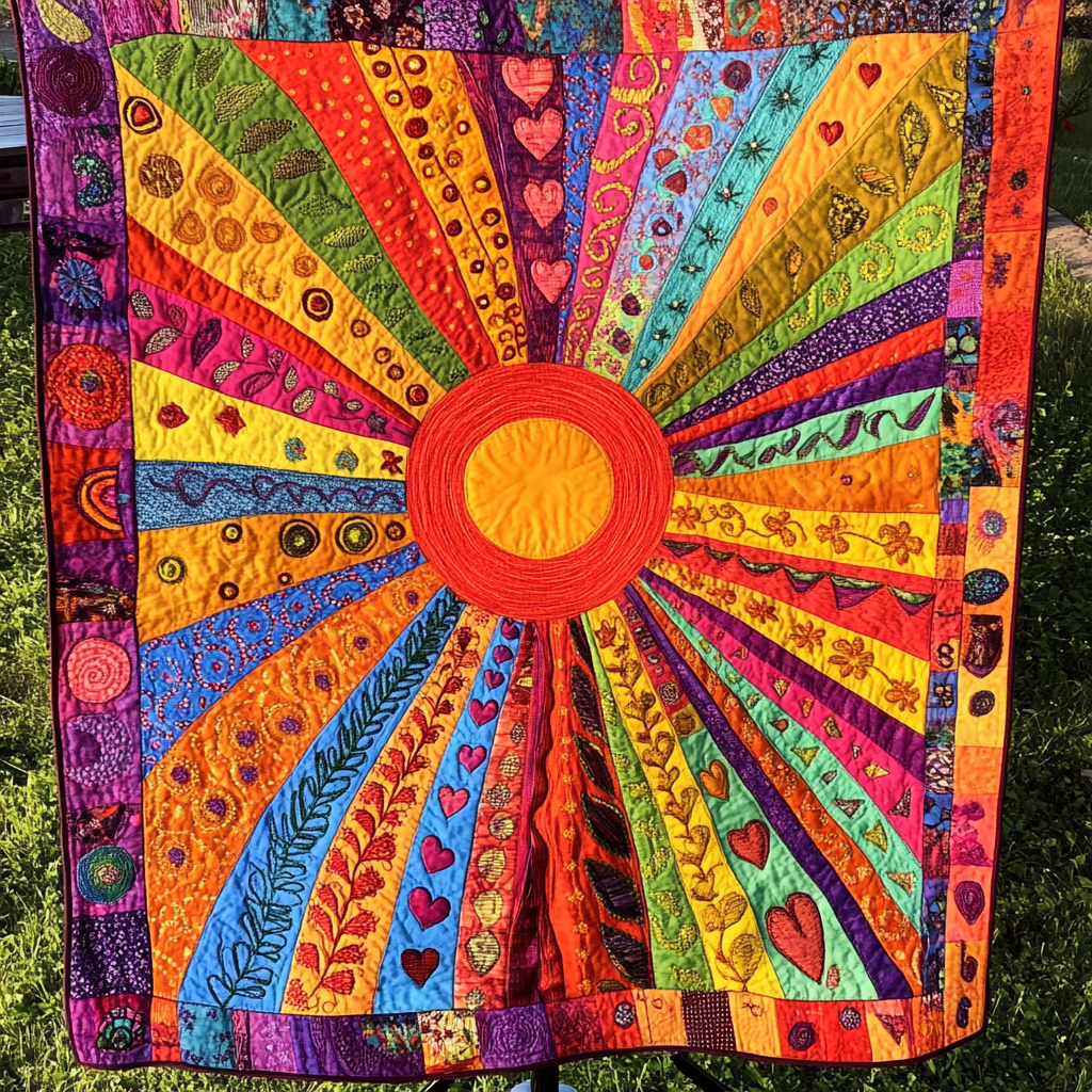 Sunbeam Quilted Blanket