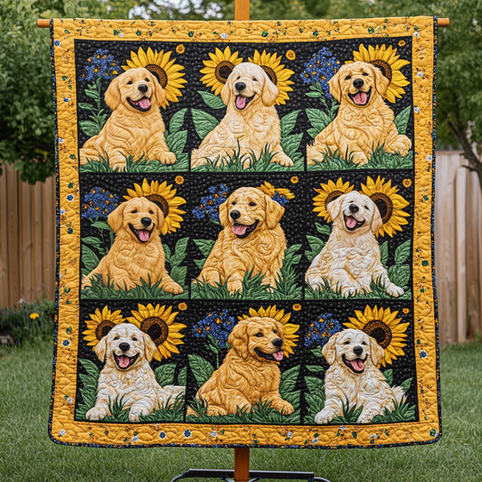Sunbeam Smiles Quilted Blanket