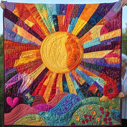 Sunbeam Spirit Quilted Blanket