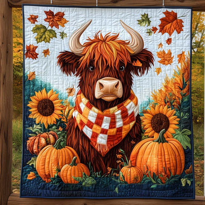 Sunflower Serenade Quilted Blanket
