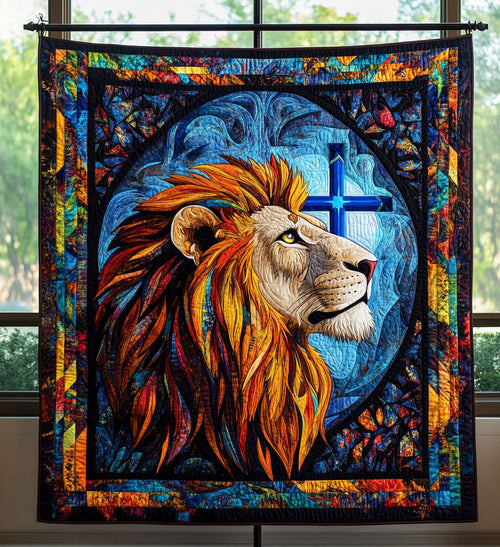 Sunlit Lionheart Quilted Blanket