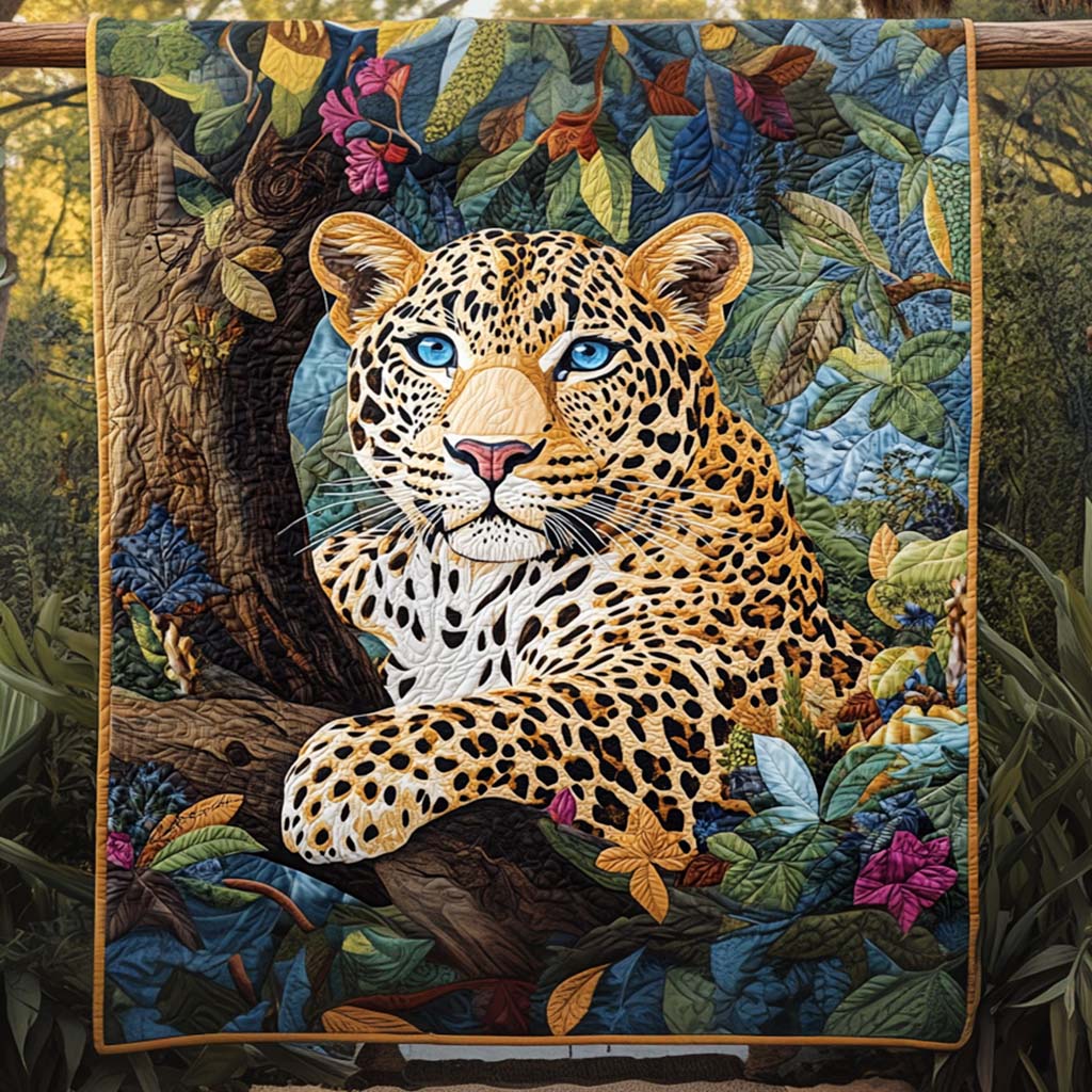 Sunlit Majesty Quilted Blanket