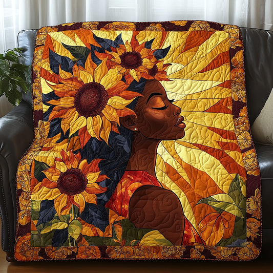 Sunlit Queen Quilted Blanket