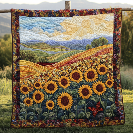 Sunny Days Quilted Blanket