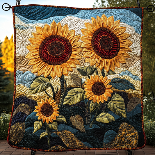 Sunny Delight Quilted Blanket