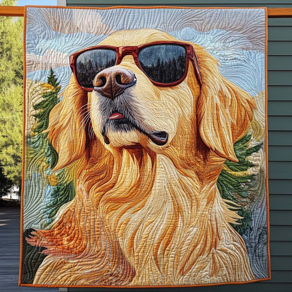 Sunny Shades Quilted Blanket