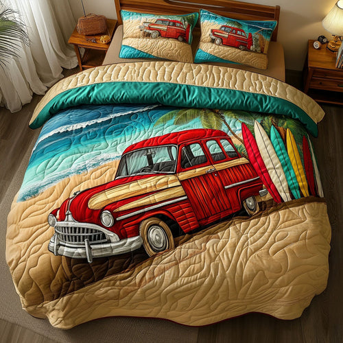Sunny Shores 3-Piece Quilted Bedding Set