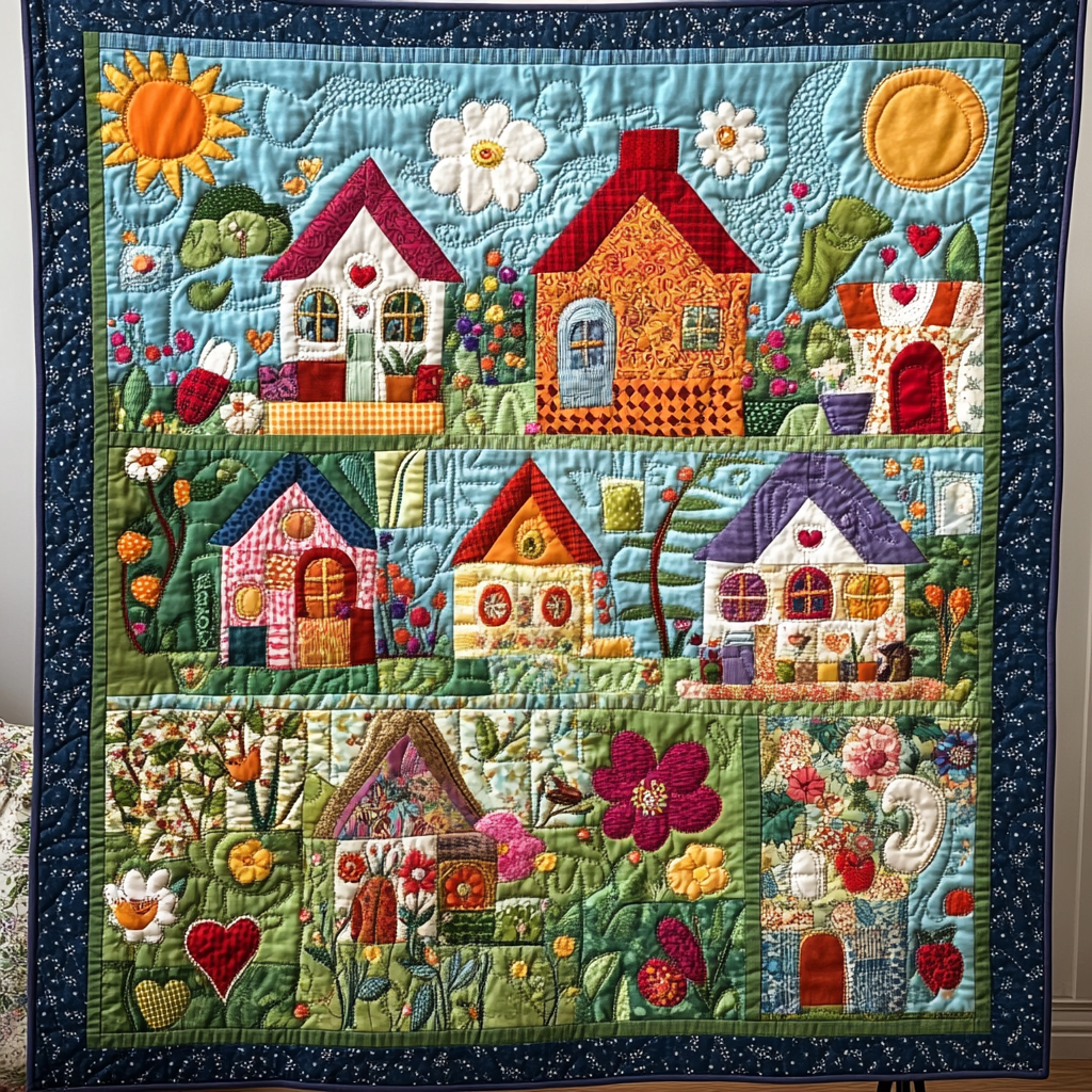 Sunny Street Quilted Blanket