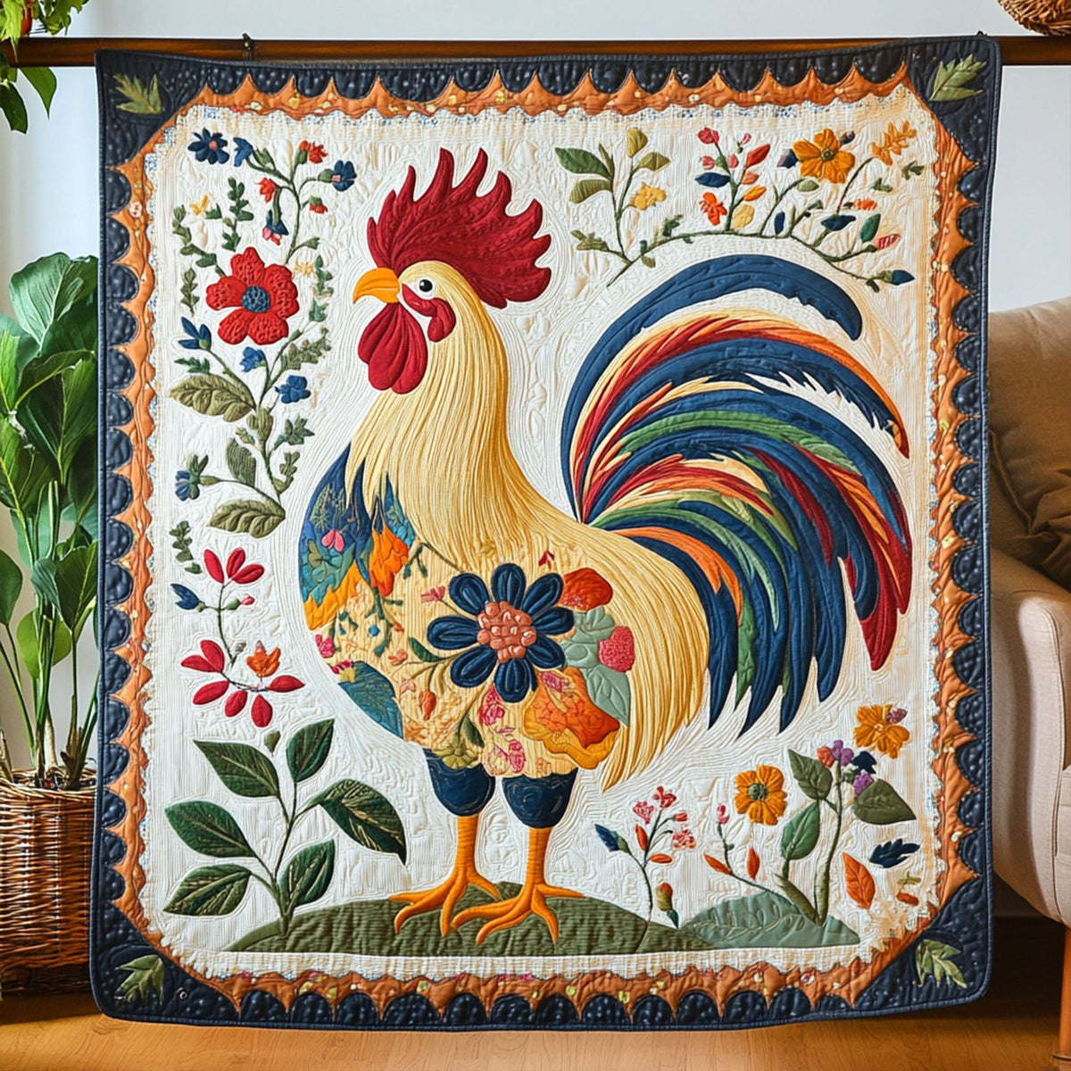 Sunrise Coop Quilted Blanket