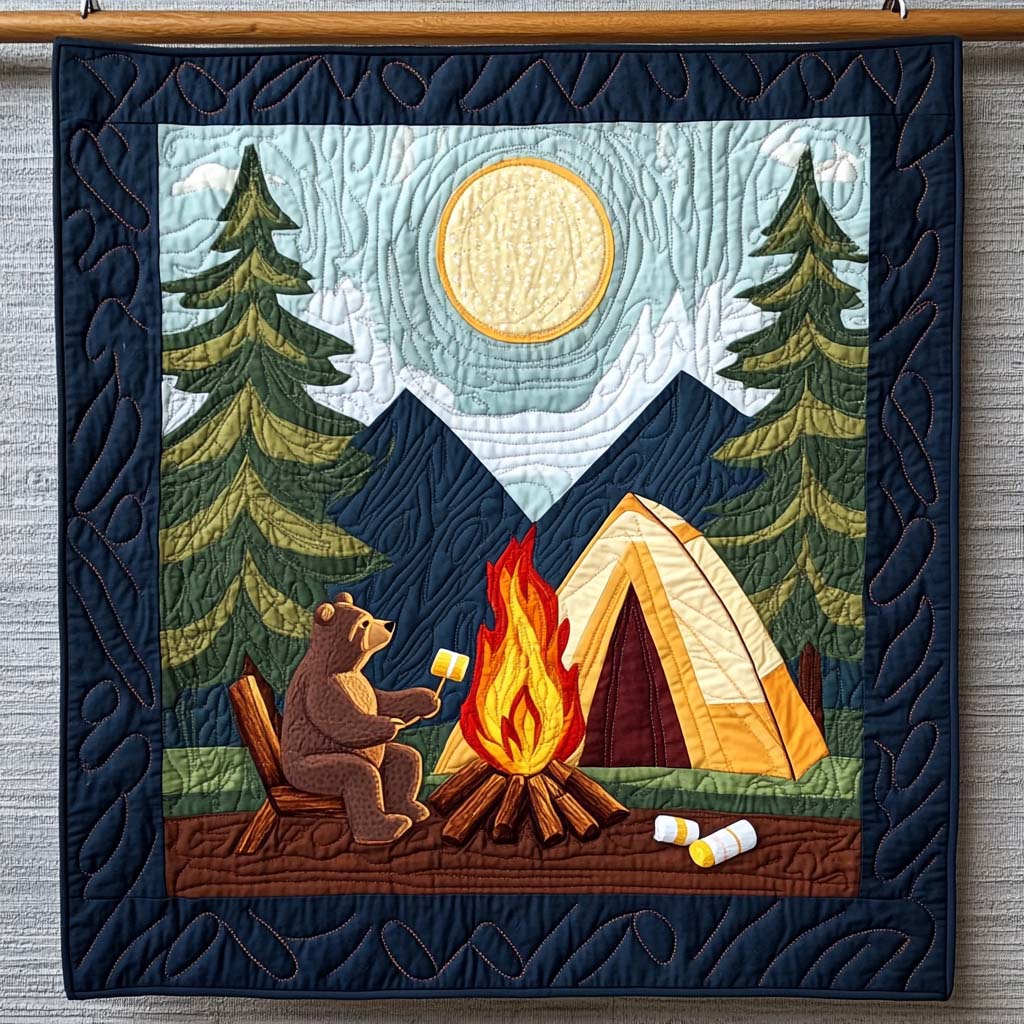 Sunset Camp Quilted Blanket