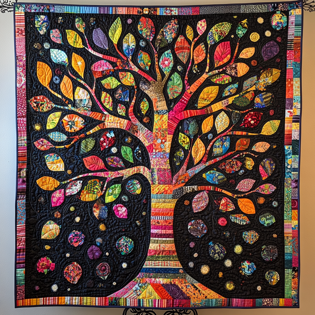 Sunset Canopy Quilted Blanket