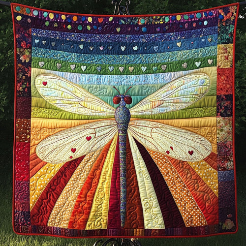Sunset Flight Quilted Blanket