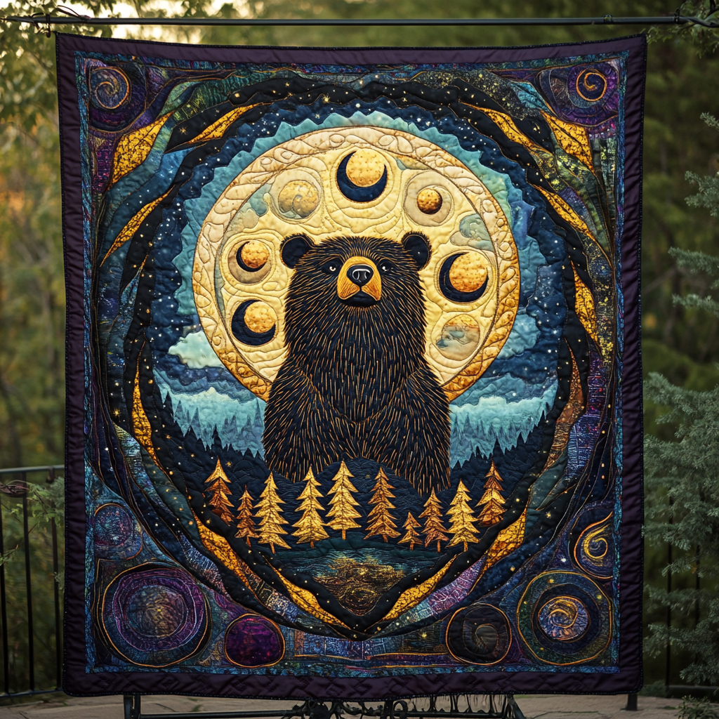 Sunset Wanderer Quilted Blanket