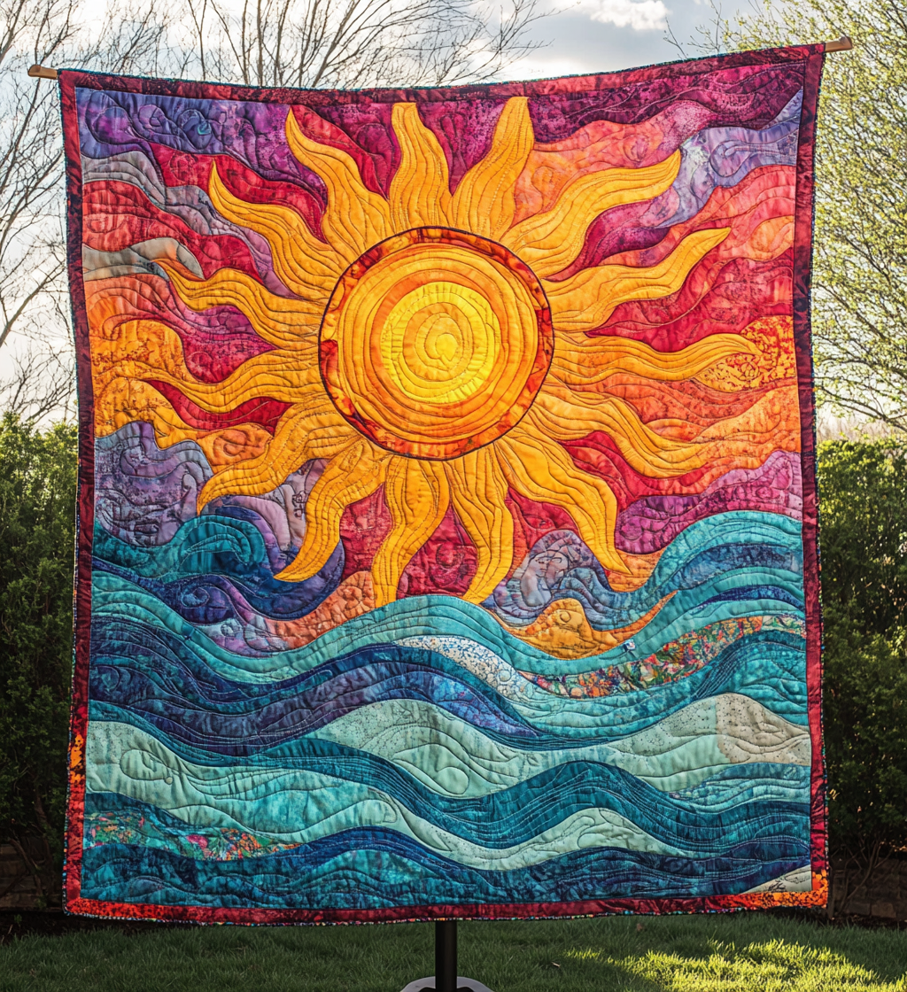 Sunshine Quilted Blanket