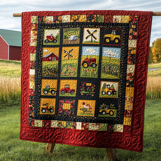 Sweet Country Life Quilted Blanket